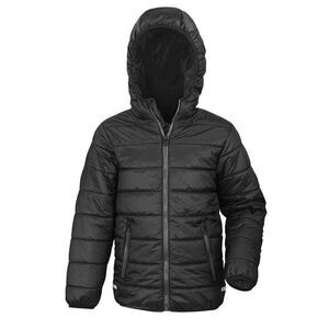 Result Core Childrens/Kids Soft Padded Jacket / Black/Black